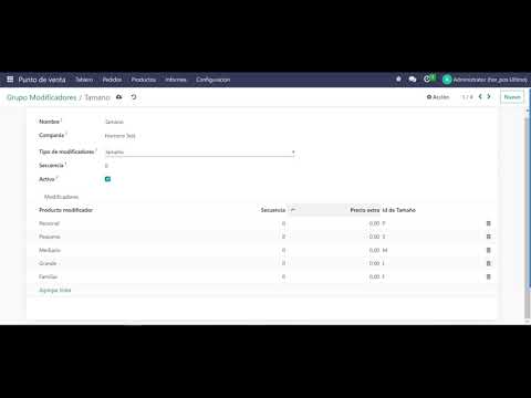 Grupo De modificadores