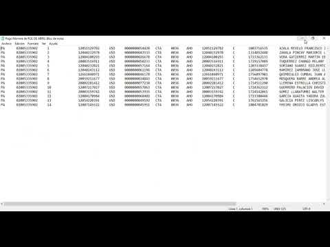Generar rol General desde modulo de nomina